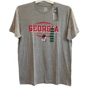 Georgia Bulldogs Football T Shirt Gray S, M, L, XL, 2XL, 3XL 🔥NEW🔥NCAA Soft